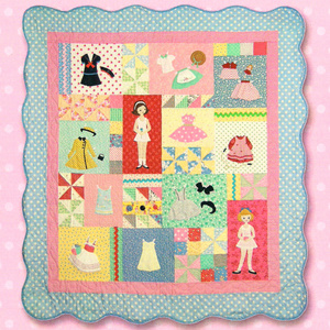 Pattern - Paperdoll Play Quilt by Pine Mountain-quilt pattern flannel cotton sandra workman pine mountain applique paperdoll play paper doll 