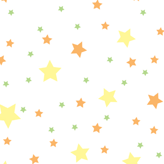Infant Neutral Yellow Green Orange Stars Flannel-david textiles flannel fabric infant basics neutral Yellow Green Orange star SK10201F3