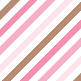 Infant Girl Pink Brown Stripe Flannel-david textiles flannel fabric infant basics girl Pink Brown Stripe SK10541F2