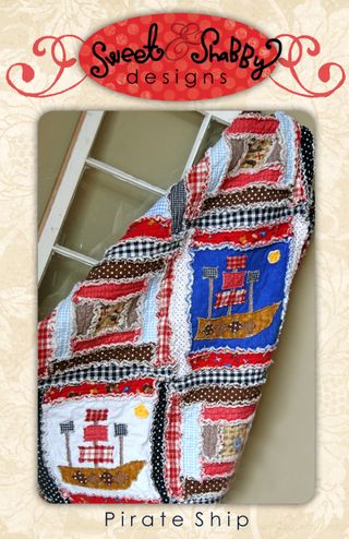 Pattern - Pirate Ship Rag Quilt