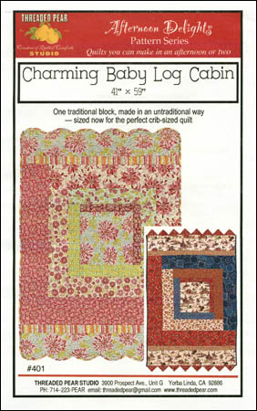 Pattern - Charming Baby Log Cabin by Threaded Pear