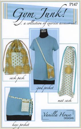 Pattern - Gym Junk! Exercise Accessories by Vanilla House-sewing pattern vanilla house gym junk exercise accessories ipod case
