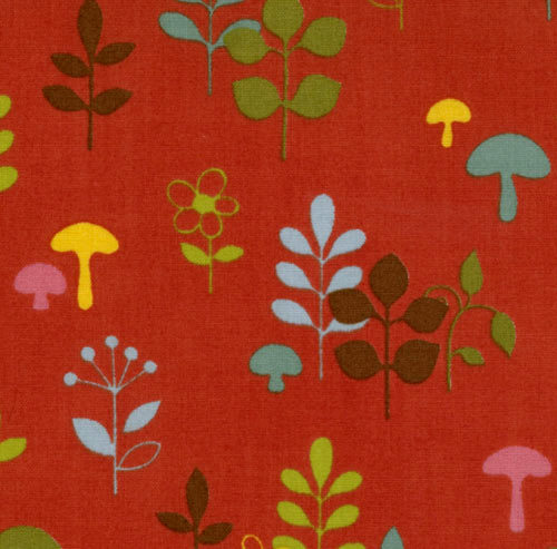 Wee Woodland Mushrooms Red