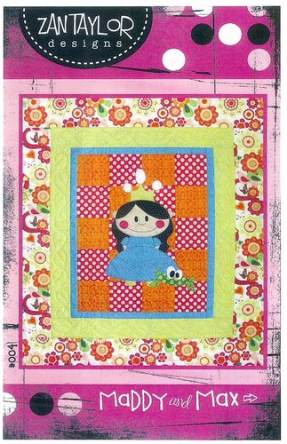 Pattern - Maddy and Max Quilt by Zan Taylor-quilt pattern flannel zan taylor cotton applique riley blake maddy max frog princess prince