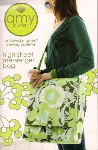 Pattern - High Street Messenger Bag by Amy Butler-sewing pattern amy butler high street messenger bag purse