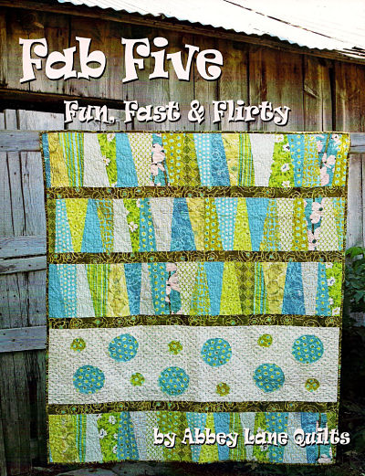 Pattern Book - Fab Five by Abbey Lane Quilts-sewing pattern quilt book Fab Five by Abbey Lane Quilts 978-0-9828069-1-3
