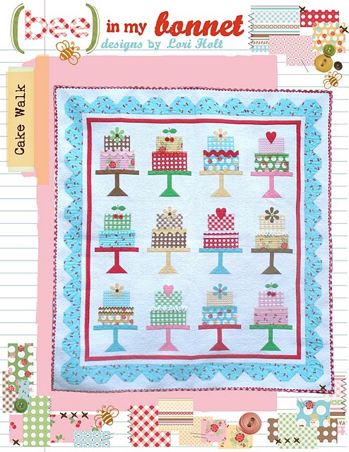 Pattern - Cake Walk Quilt by Bee in my Bonnet-Cake Walk Quilt Pattern bee bonnet lori holt BMB210
