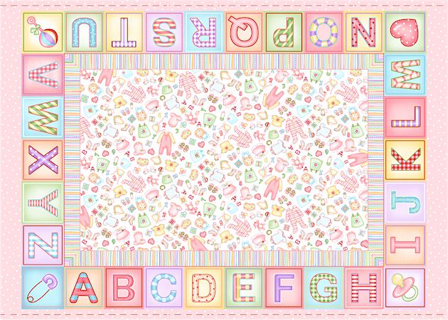 Clothesline Kids Alphabet Baby Panel