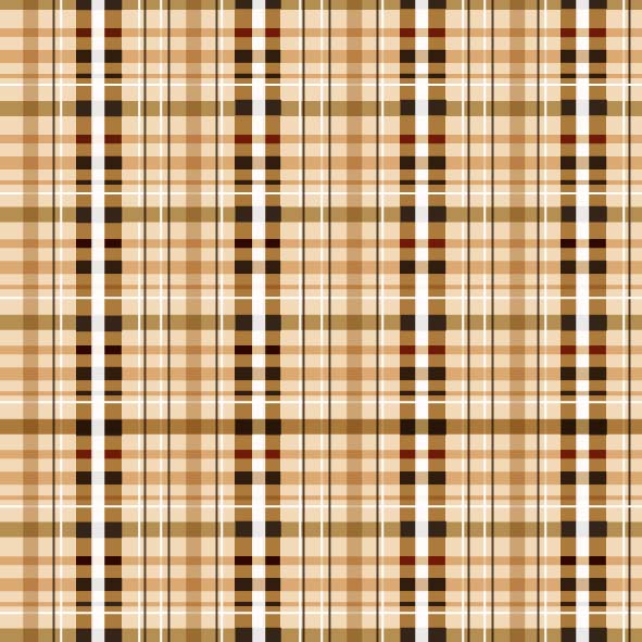 Play Ball Plaid Brown Flannel-riley blake designs flannel fabric play ball plaid brown tan f2515