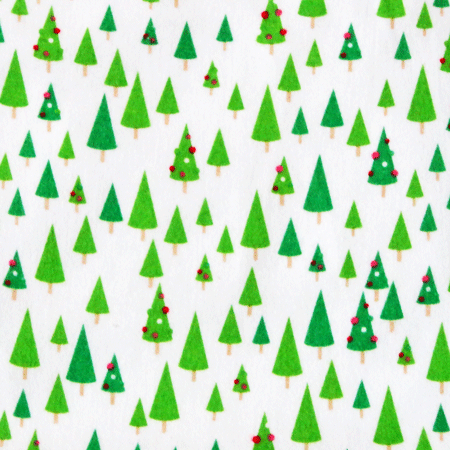 Christmas Candy Trees White Flannel-riley blake designs christmas candy flannel fabric holiday seasonal f2544 trees white
