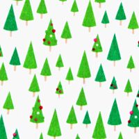 Christmas Candy Trees White Flannel-riley blake designs christmas candy flannel fabric holiday seasonal f2544 trees white