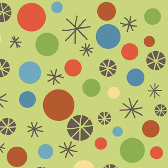 Scoot Dots Green Flannel-riley blake designs flannel fabric deena rutter scoot green 2722 dots