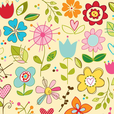 Sunny Happy Skies Main Yellow Flannel-riley blake designs flannel fabric bella blvd sunny happy skies main yellow f2730 flower floral