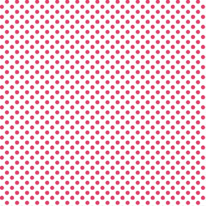 Dainty Blossoms Dots Pink Flannel-riley blake designs flannel fabric carina gardner dainty blossoms dots polka pink f2765