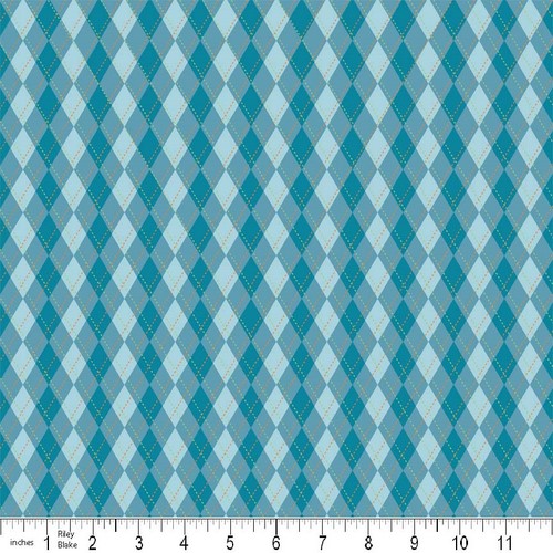 Hooty Hoot Argyle Blue