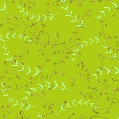 Clearance - Love Bird Leaves Green Flannel - 5 yards-Riley Blake Flannel Fabric Love Birds F7095 My Minds Eye leaves green clearance sale bolt
