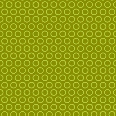 Love Bird Cheery Circles Green