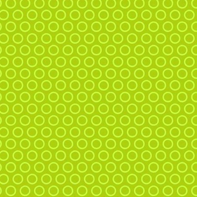 Love Bird Cheery Circles Green