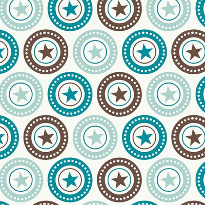 All Star 2 Bullseye Star Blue Flannel-riley blake designs flannel fabric all star 2 my mind's eye bullseye blue f7122