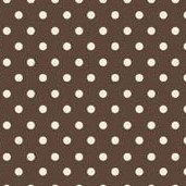 Wanna Be a Cowboy 2 Dots Brown Flannel-riley blake designs flannel fabric wanna be a cowboy western horse F8525 quotes dots brown cream