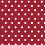 Wanna Be a Cowboy 2 Dots Red Flannel-riley blake designs flannel fabric wanna be a cowboy western horse F8525 quotes dots red cream