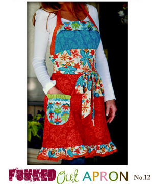 Pattern - Funked Out Apron by Lila Tueller-sewing pattern funked out apron lila tueller