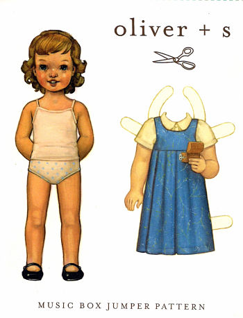 Pattern - Music Box Jumper by oliver + s-sewing pattern child oliver s dress music box jumper