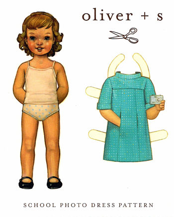 Pattern - School Photo Dress by oliver + s-sewing pattern child oliver s dress school photo dress
