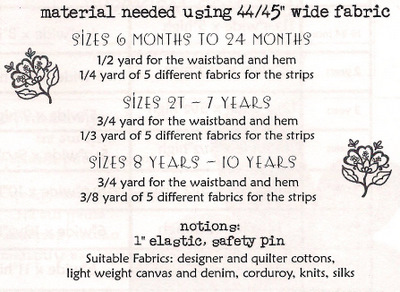 Pattern - Stripwork Skirt by Pink Fig-sewing pattern child skirt girly stripwork skirt pink fig strip