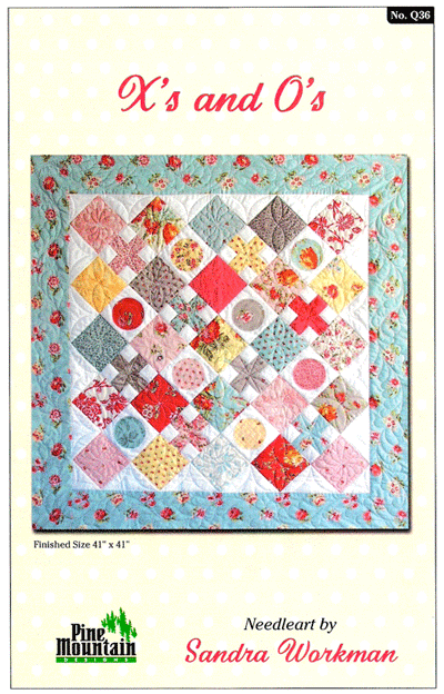 Pattern - X's and O's Quilt by Pine Mountain-x o Quilt by Pine Mountain