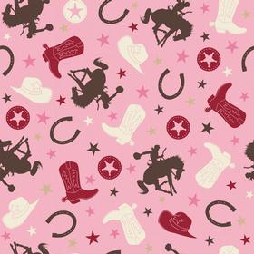 Wanna Be a Cowboy Pink Rodeo