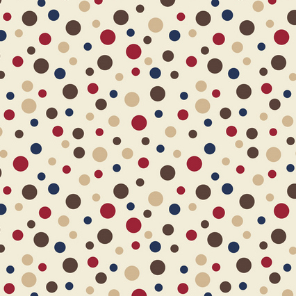 Wanna Be a Cowboy Cream Dots