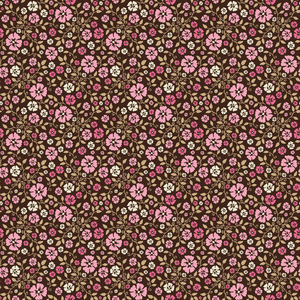 Wanna Be a Cowboy Brown Floral