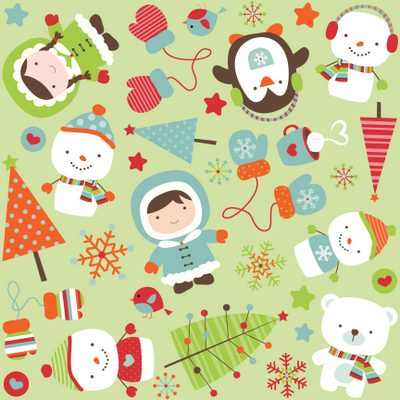 Colorful Christmas by Riley Blake - SALE