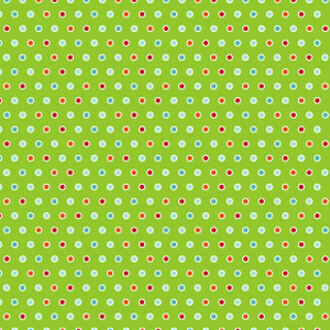Colorful Christmas Green Mini Dot