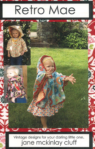 Pattern - Little Red by Retro Mae-sewing pattern child poncho retro mae little red 100