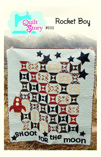 Pattern - Rocket Boy by Quilt Story-quilt story pattern rocket boy 111