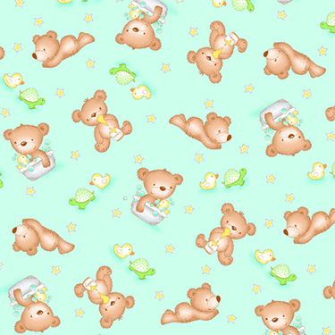 Comfy Teddy Bears and Toys Flannel