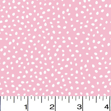 FQ Single - Comfy Pink Petal Dot Flannel