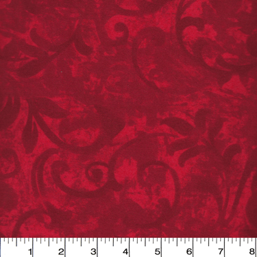 Tonal Swirl Red Flannel by Fabri-Quilt