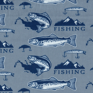 Fishing Flannel - 28" Remnant