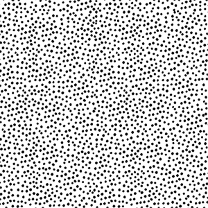 Comfy Tiny Black Dots on White Flannel - 27" Remnant