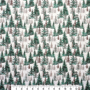 Evergreen Trees Flannel