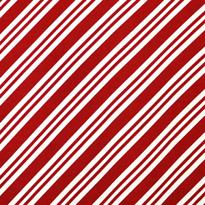 Red White Candy Cane Stripe Flannel