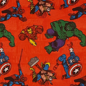 Marvel Characters in Action Flannel - 27" Remnant