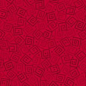 Harmony Squares Crimson Flannel 24779R