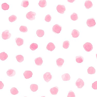 Pink Dots on White Flannel