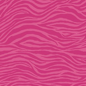 FQ Single - Zebra Print Pink Flannel