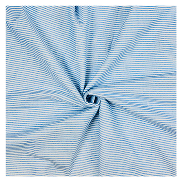 Comfy Ticking Stripe Blue Flannel