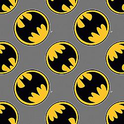 Batman Logos on Gray Flannel